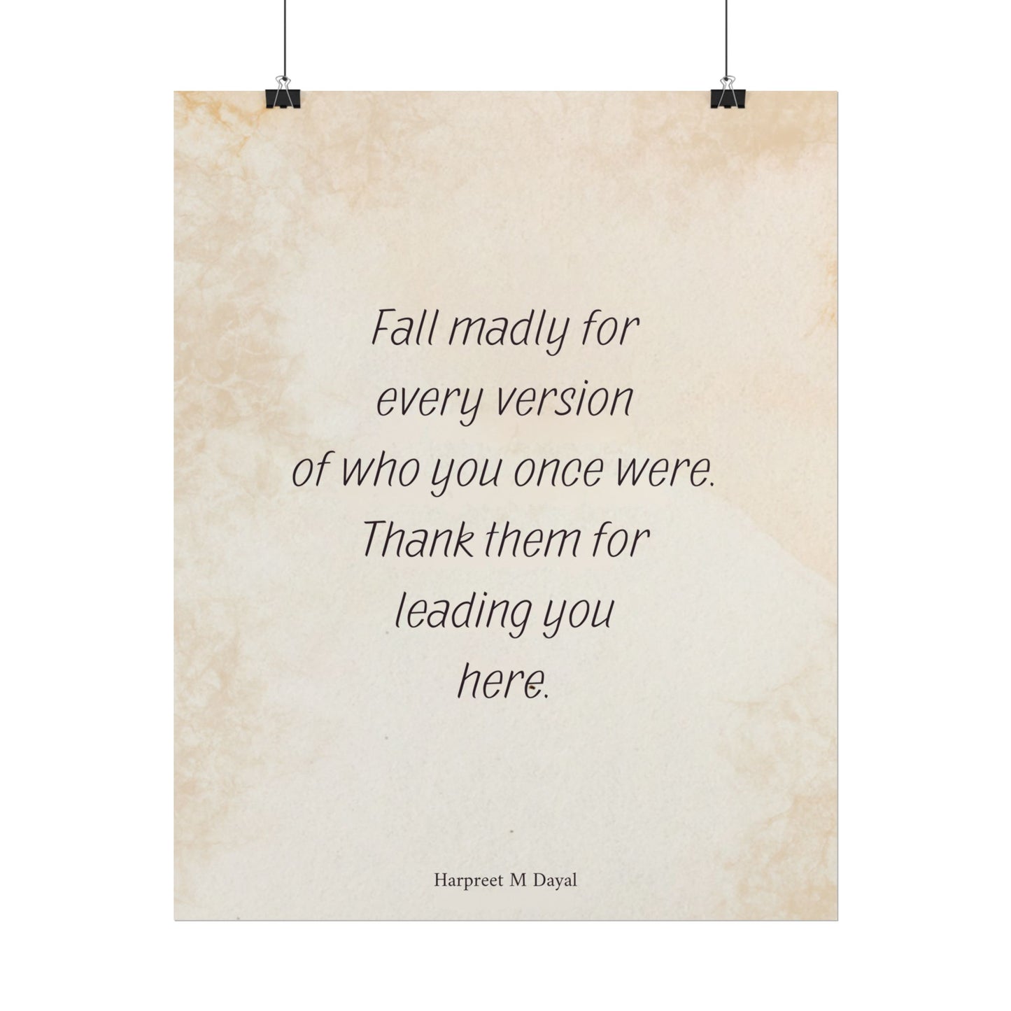 Fall Madly For Who You Are