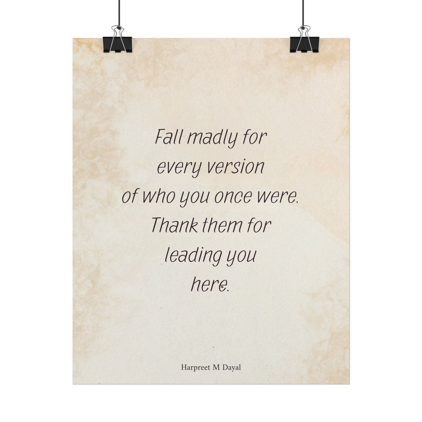 Fall Madly For Who You Are