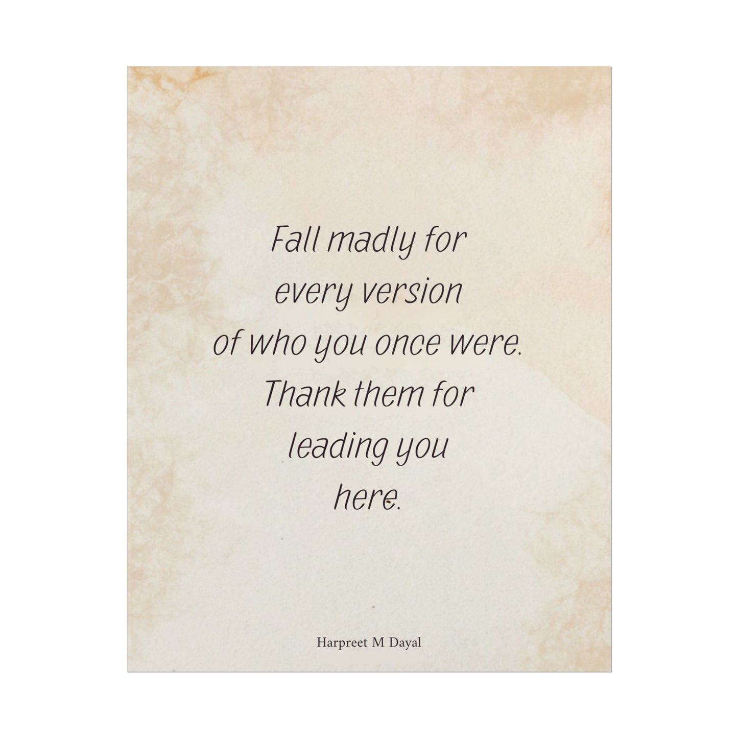 Fall Madly For Who You Are