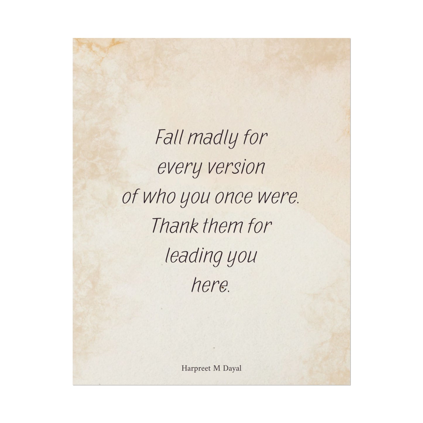 Fall Madly For Who You Are